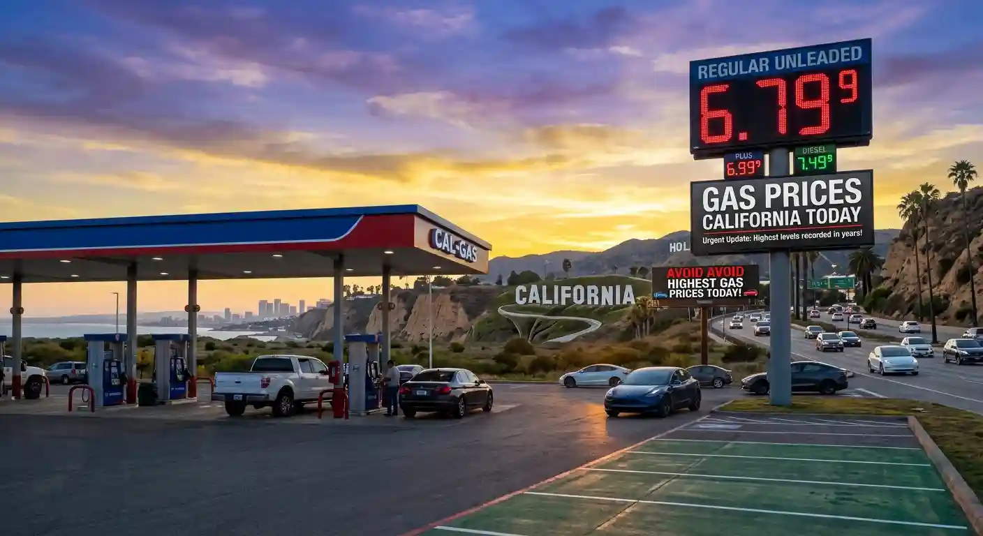 Gas Prices California Today: Weekly Average Per Gallon