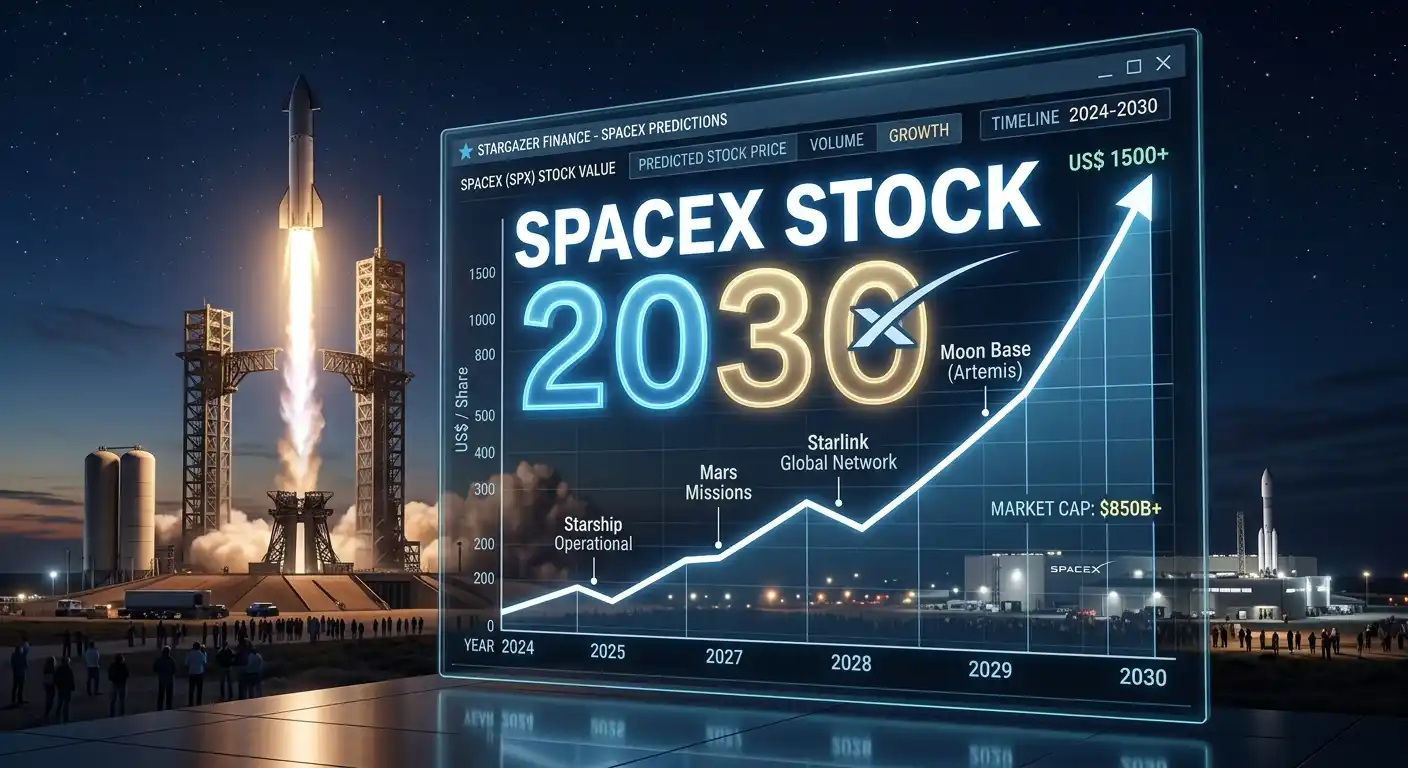 SpaceX (SPCX) Stock Price Prediction 2030 Calculator